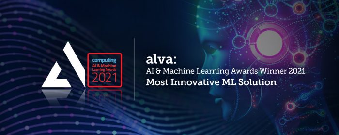 alva named winner in AI & Machine Learning Awards 2021
